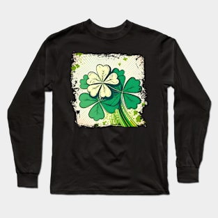 Celebrate St. Patrick's Day with a Shamrock Long Sleeve T-Shirt